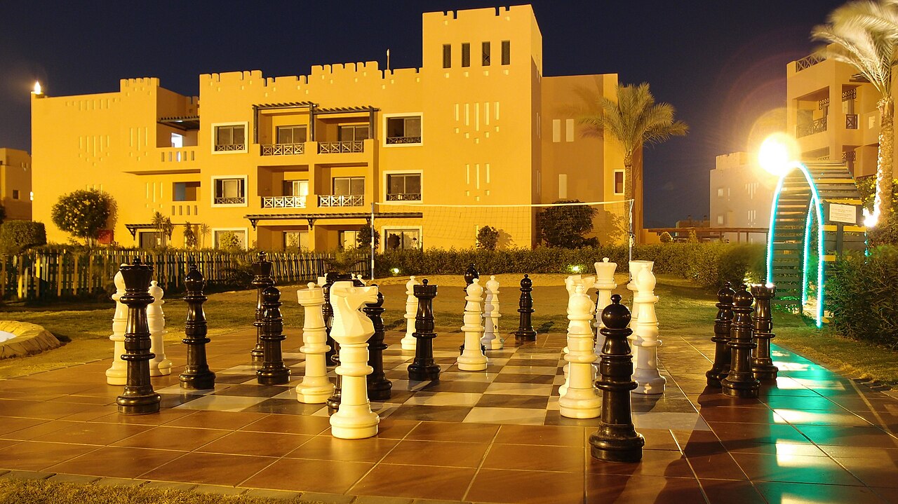 Rehana Sharm Resort building and garden in Nabq Bay