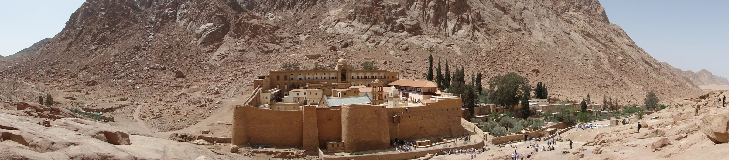 Saint Catherine Monastery in its Sinai mountain setting
