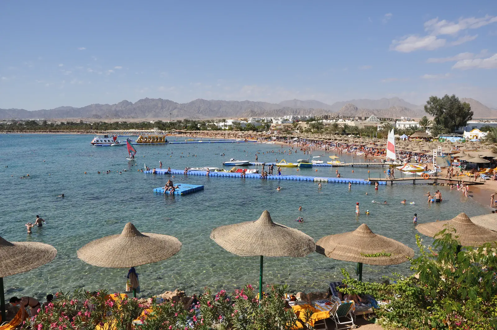 Beach and promenade in Naama Bay